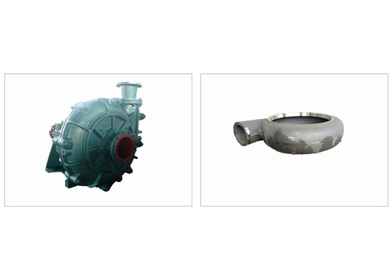 Volute centrifuge de pompe d'étape unique de mine de fer enfermant l'anti abrasion 6/4D-