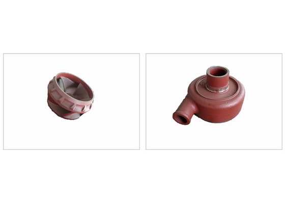 La pompe de boue de plat de revêtement d'enveloppe de volute de la pompe 56HRC épargne l'anti abrasif