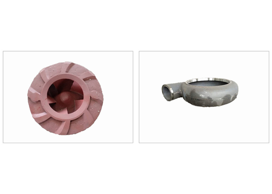 Pièces de rechange de pompe de sable du revêtement HRC 56-63 de pompe d'ODM d'OEM