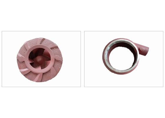 Lames centrifuges 6/4E- du revêtement 5 de roue à aubes de pompe de sable en métal dur