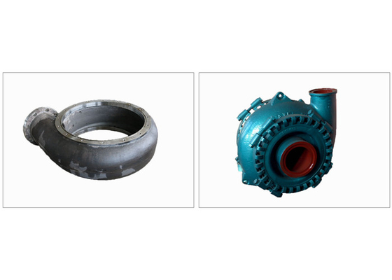 Enveloppe 6/4 D-G Anti Abrasive de revêtement de volute de pompe de boue d'étape unique