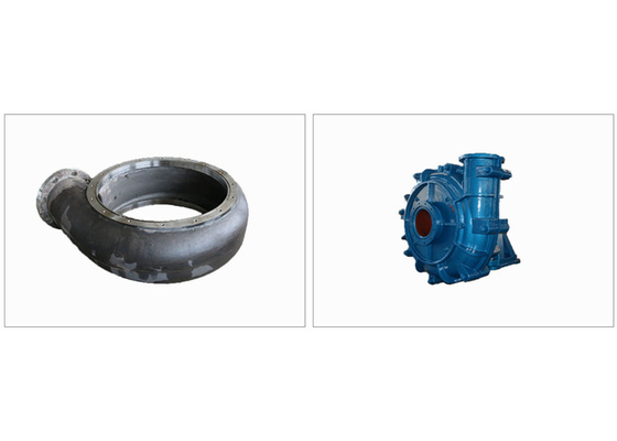 Enveloppe 6/4 D-G Anti Abrasive de revêtement de volute de pompe de boue d'étape unique