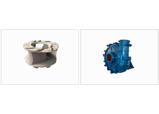 Installation 10/8 facile du revêtement HRC 56-63 de roue à aubes de F-G River Sand Pump
