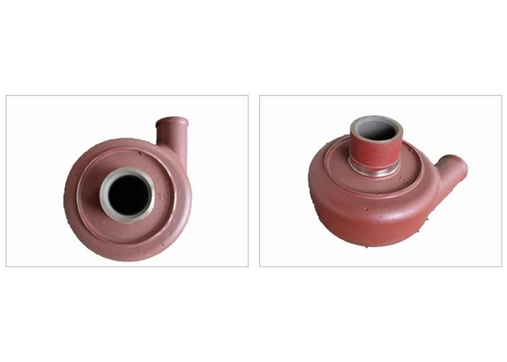 Volute centrifuge de pompe d'étape unique de mine de fer enfermant l'anti abrasion 6/4D-
