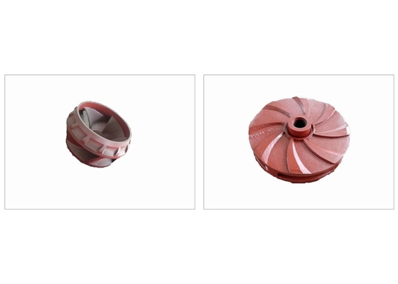 Roue à aubes dure en métal en débouché DN100 de la pompe centrifuge 6/4