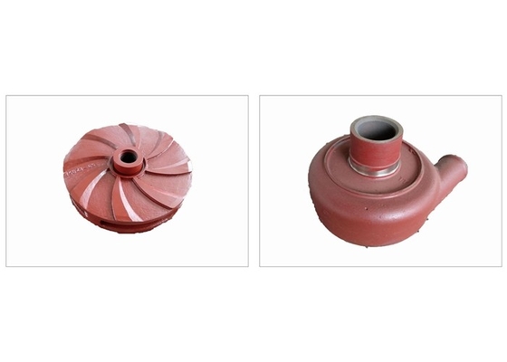 Haut moulage au sable de résine de roue à aubes de pompe centrifuge de la fonte Cr26 Cr27 de Chrome
