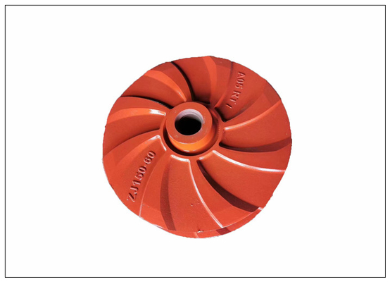 La haute fonte A05 A07 de Chrome a fermé abrasion antiusure de roue à aubes de pompe de boue l'anti