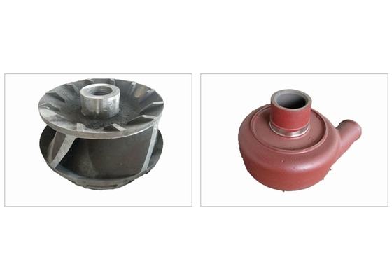 Longue durée abrasive de haute roue à aubes semi-ouverte de Chrome de pompe d'exploitation de fer anti