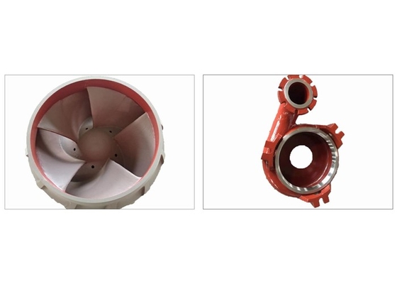 Abrasif simple centrifuge horizontal de la roue à aubes A05 A07 d'aspiration anti