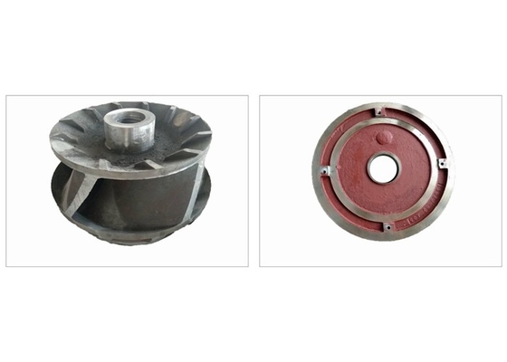 Longue durée abrasive de haute roue à aubes semi-ouverte de Chrome de pompe d'exploitation de fer anti